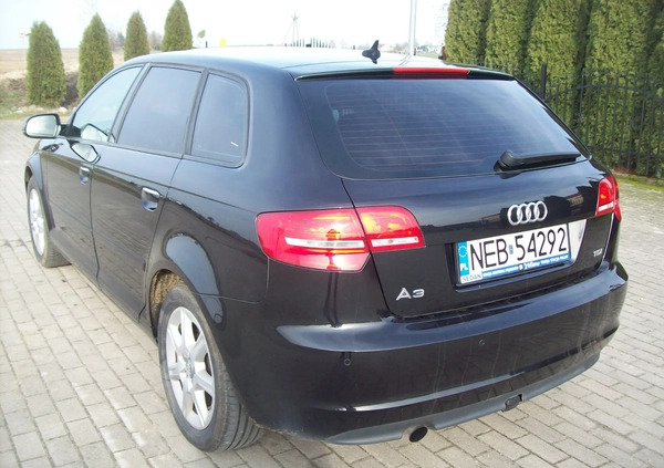 Audi A3 cena 31900 przebieg: 238100, rok produkcji 2012 z Rawicz małe 29